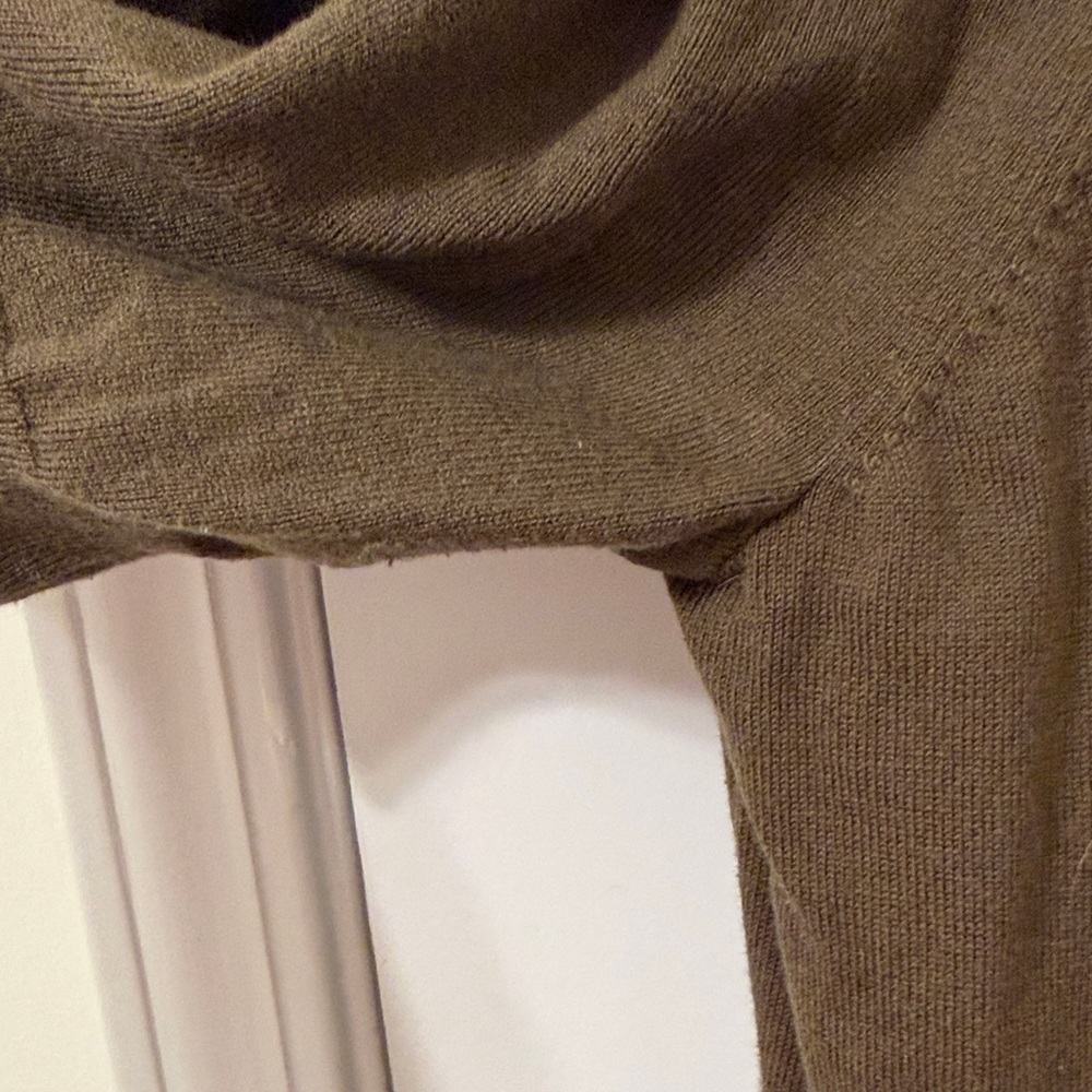 Ann Taylor Short Sleeve Sweater Top Olive Green XXL - Picture 5 of 6